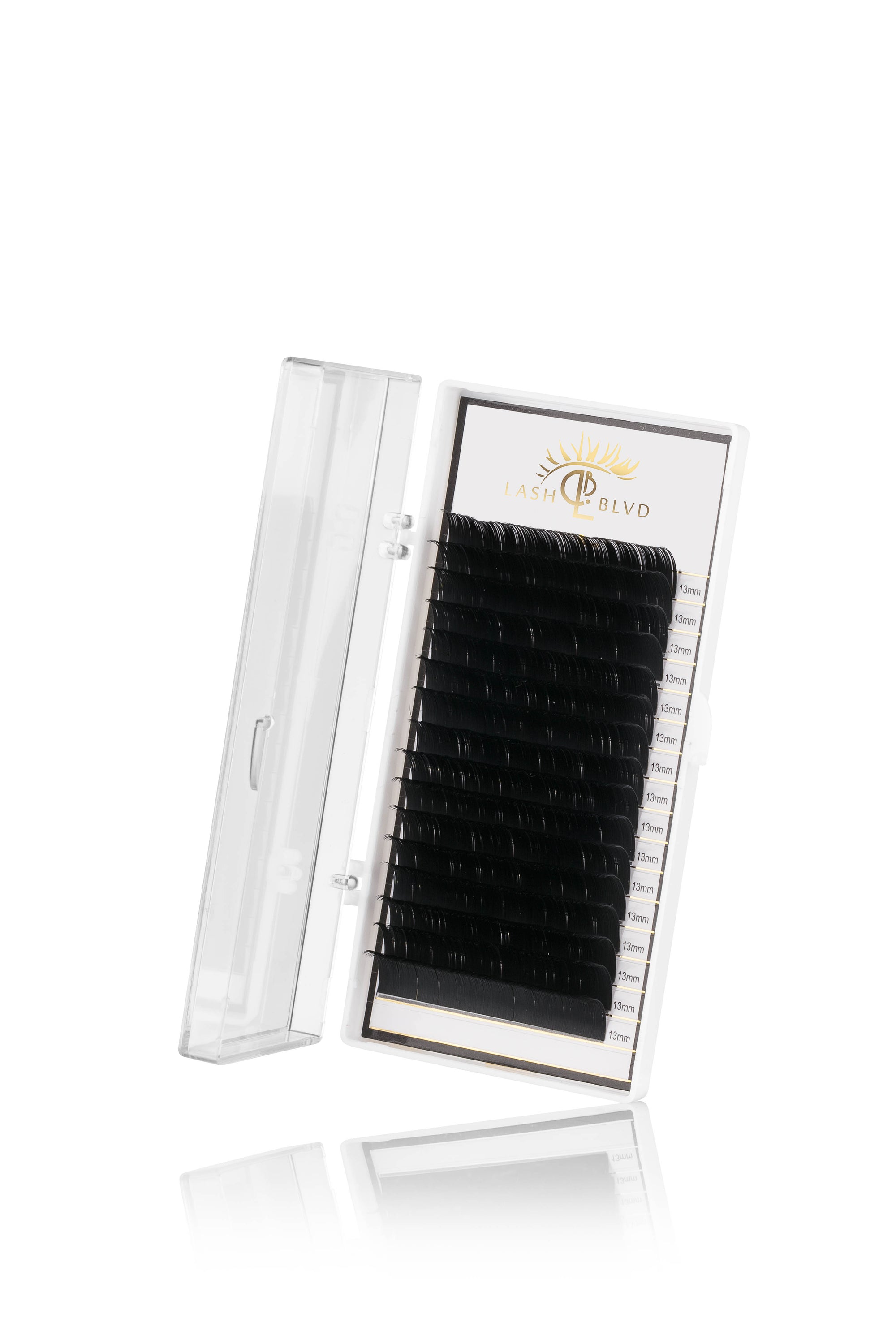 Professional classic lash extension tray for natural and defined lash sets