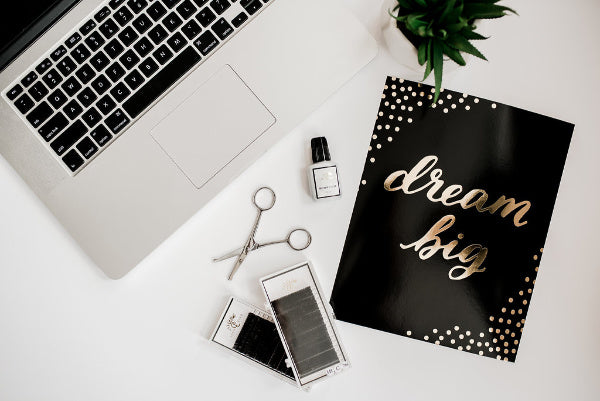 Lash Extension Business Goals Worksheet