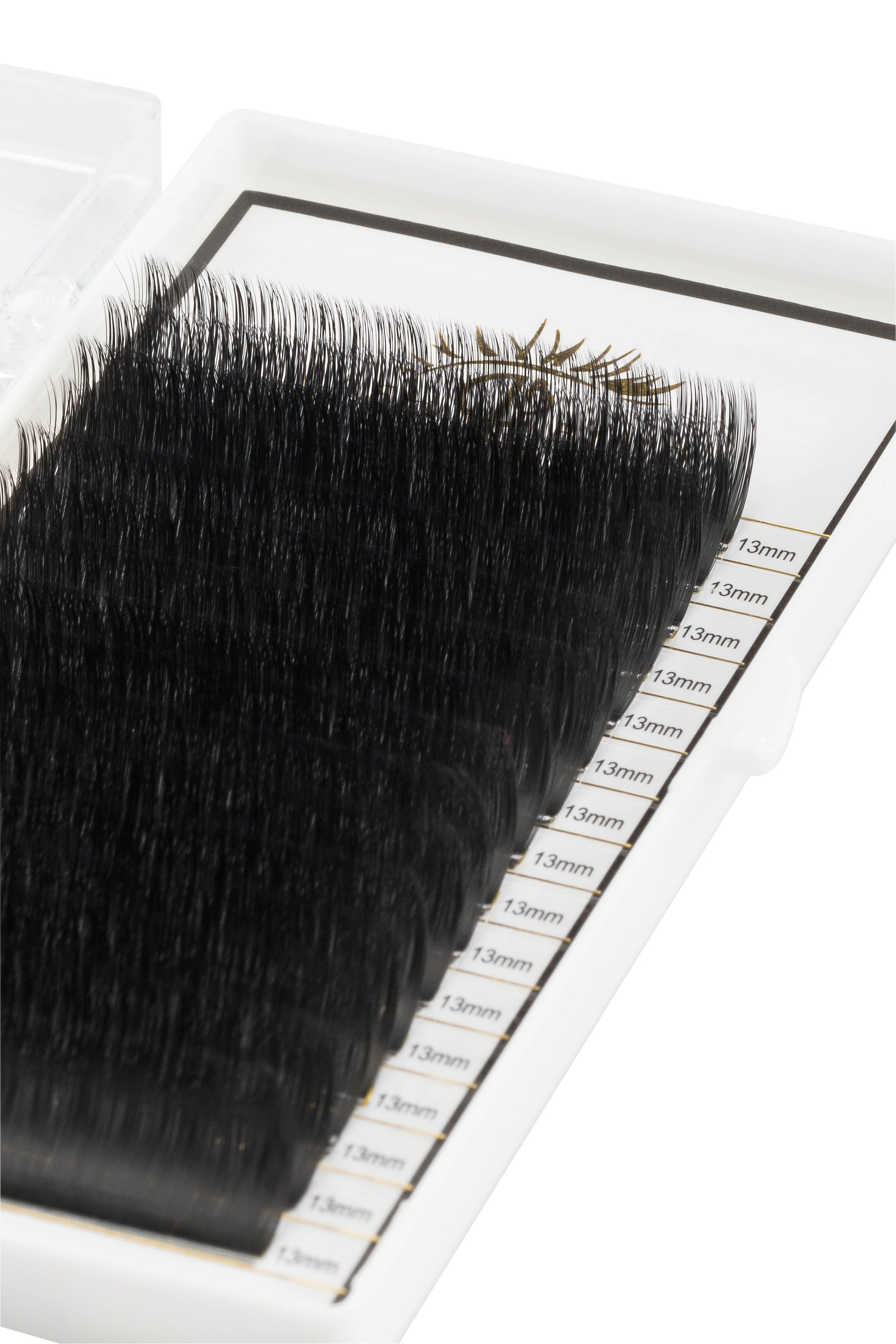 Professional 0.06 volume lash extensions tray for creating volume and hybrid lash sets