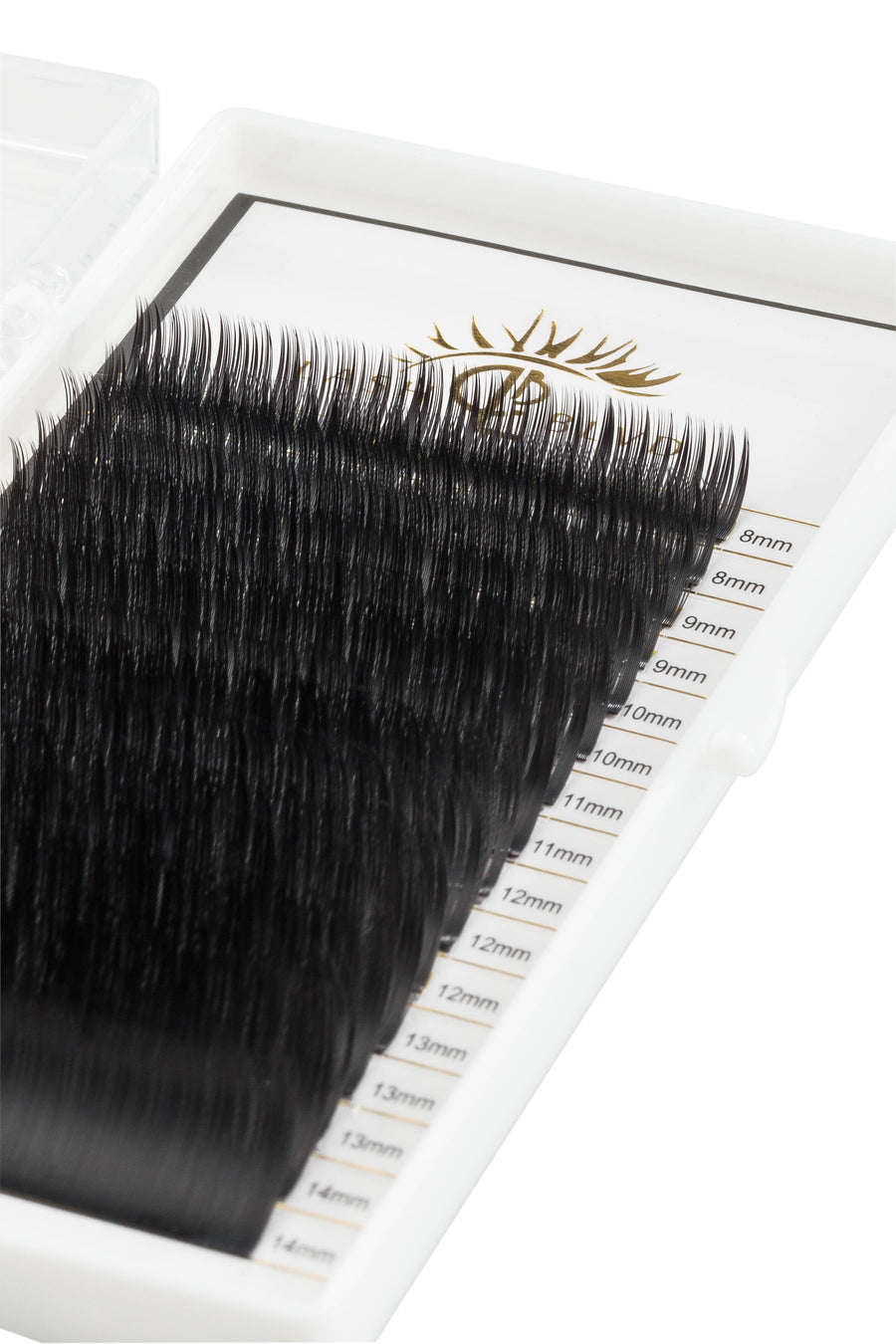 Classic lash extensions tray in 0.15 0.18 and 0.20 diameters for professional lash artists
