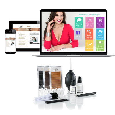 Online Eyebrow Extensions Training + Kit (optional)