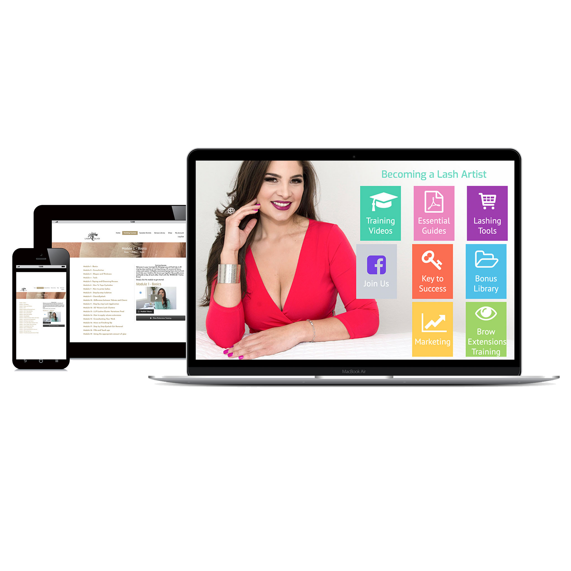 Online Training + Certification | Lash Classic & Volume, Eyebrow Extensions, + Russian Volume Lash Training