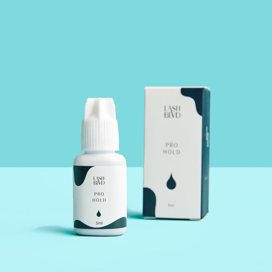Professional lash adhesive designed for volume lash extensions and Russian volume applications